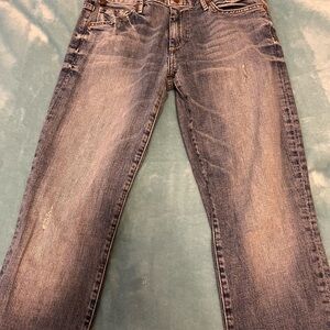Stylish Indigo Straight Leg Jeans